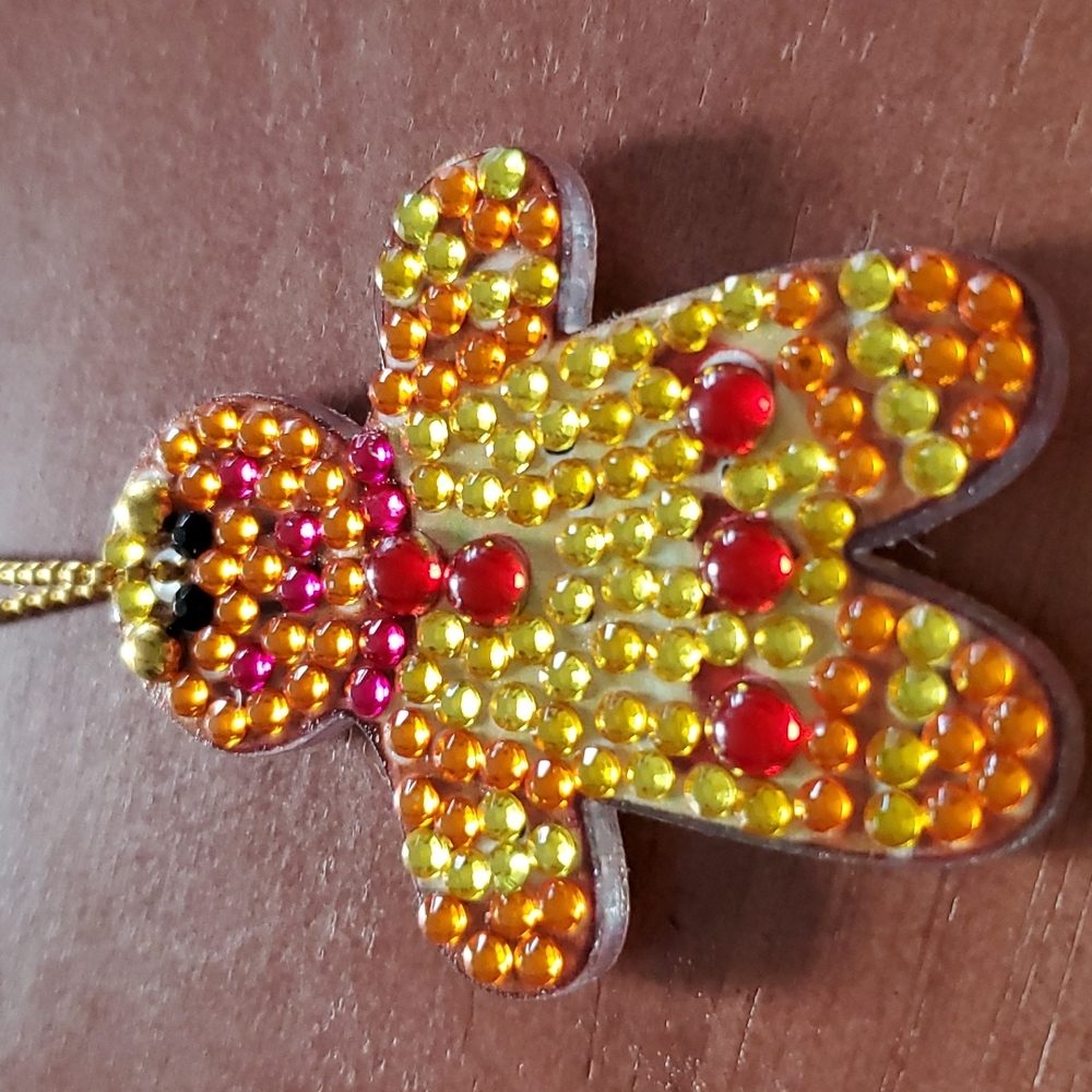 Colorful Gingerbread Key Holder